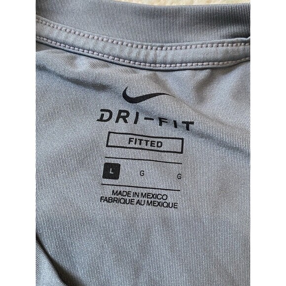 LOT (6) Nike Golf Dri-FIT Polo Shirt Mens Sz Large Sweatshirt Polo Tees Blue Red - Picture 12 of 16